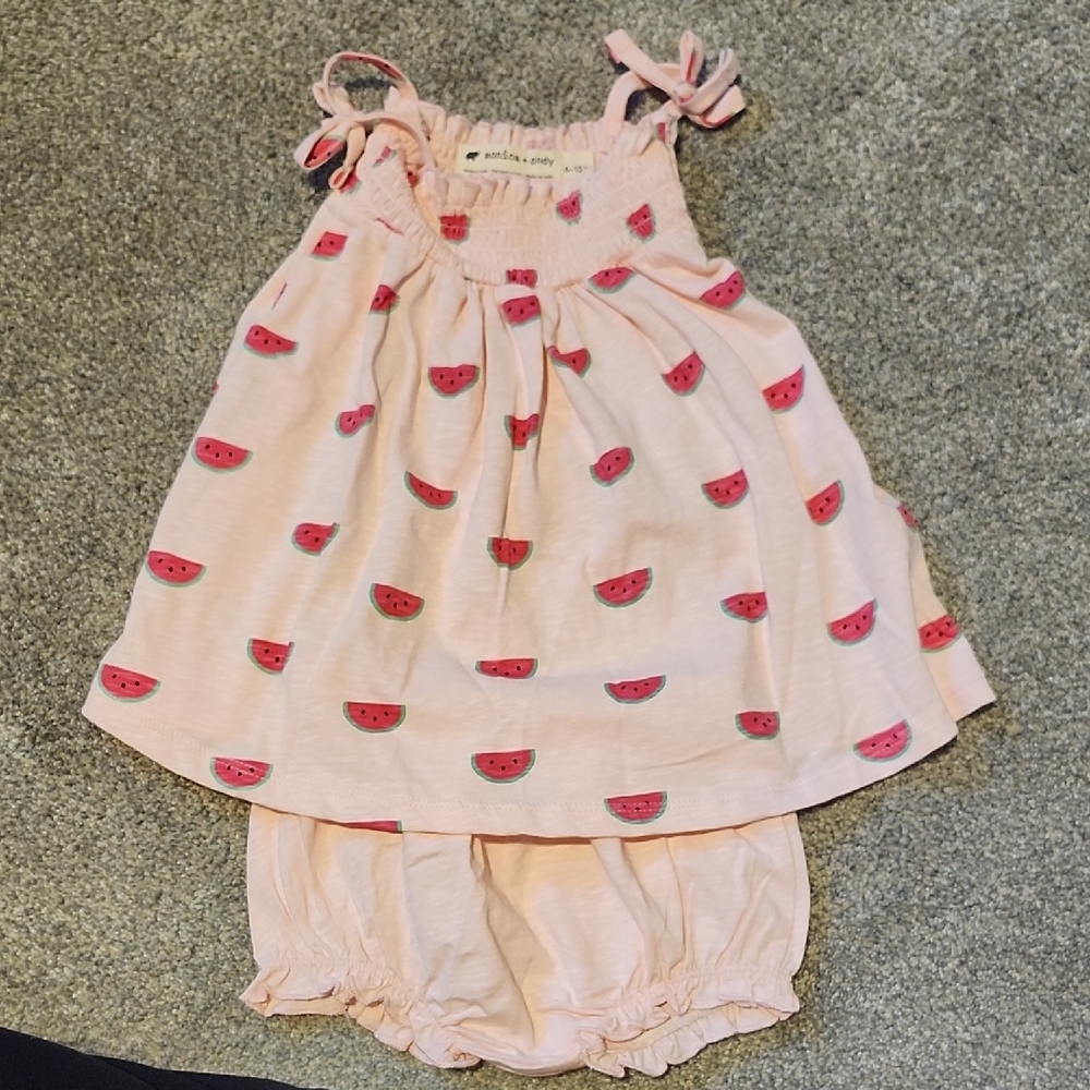 Pink Watermelon Kids Matching Set